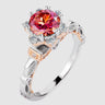【161】925 STERLING SILVER MOISSANITE RINGS - Queenou Jewelry