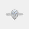 【#193】925 Sterling Silver Moissanite Ring - Queenou Jewelry