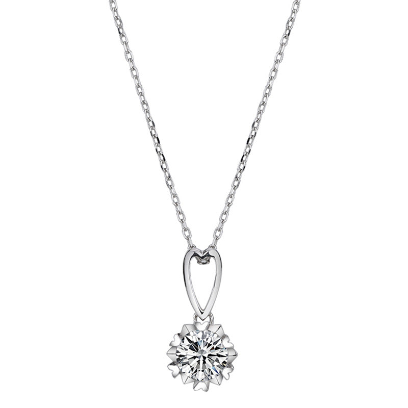 【#224】925 Sterling Silver Moissanite Necklace