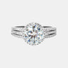 【#229】3CT 925 Sterling Silver Moissanite Ring - Queenou Jewelry