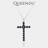 【231】925 Sterling Silver Moissanite Necklace - Queenou Jewelry