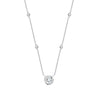 【#233】925 Sterling Silver Moissanite Necklace - Queenou Jewelry