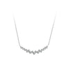 【#234】925 Sterling Silver Moissanite Necklace - Queenou Jewelry