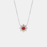 【#235】925 Sterling Silver Moissanite Necklace - Queenou Jewelry