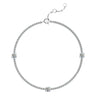 【#254】925 Sterling Silver Moissanite Bracelet - Queenou Jewelry