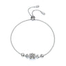 【#258】925 Sterling Silver Moissanite Bracelet - Queenou Jewelry
