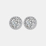 【#25】925 Sterling Silver Moissanite Earrings - Queenou Jewelry