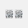 【#299】925 Sterling Silver Moissanite Earrings - Queenou Jewelry