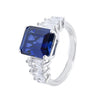 【412】Lab Grown Sapphire Ring - Queenou Jewelry