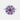 【746】Gemstone Fusion Symphony Violet Harmony Moissanite Ring - Queenou Jewelry