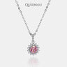 【798】"Springtime Symphony" Sunburst Moissanite Colorful Floral Set - Queenou Jewelry