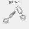 【929】Starwish Dandelion 0.5CT*2 Synthetic Moissanite Earrings - Queenou Jewelry