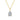 【980】Dangling Teardrop Pendant Necklace , Features a Sparkling 1 or 2 Carat White Synthetic Moissanite, Elegant Everyday Statement Piece - Queenou Jewelry