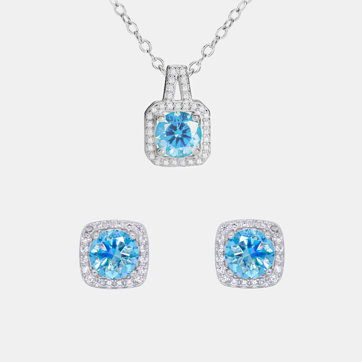 【#86】925 Sterling Silver Moissanite Necklace