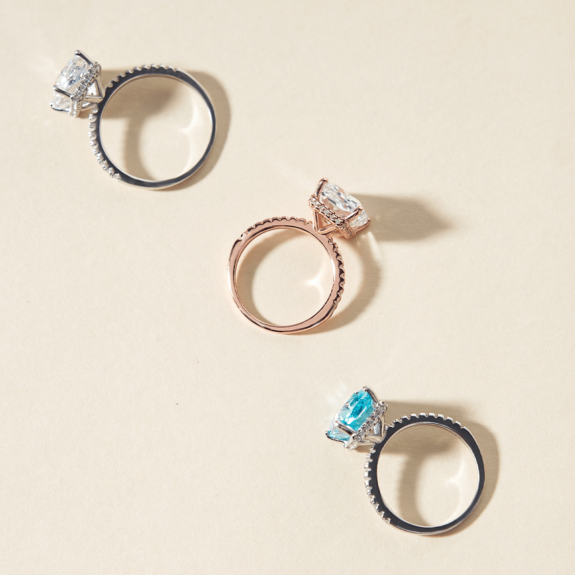 【V8】4CT Cubic Zirconia Ring Wedding Everyday Wear andPerfect Gifts - Queenou Jewelry