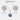 【Z5】“Eternal Winter Blossom” 0.5CT*2 Earrings + 2CT Necklace Synthetic Moissanite Matching Jewelry Set – Romantic Valentine’s Day Gift, Christmas & Anniversary Jewelry, Floral and Geometric Design for Bridal Shower, Party, or Elegant Dating, - Queenou Jewelry