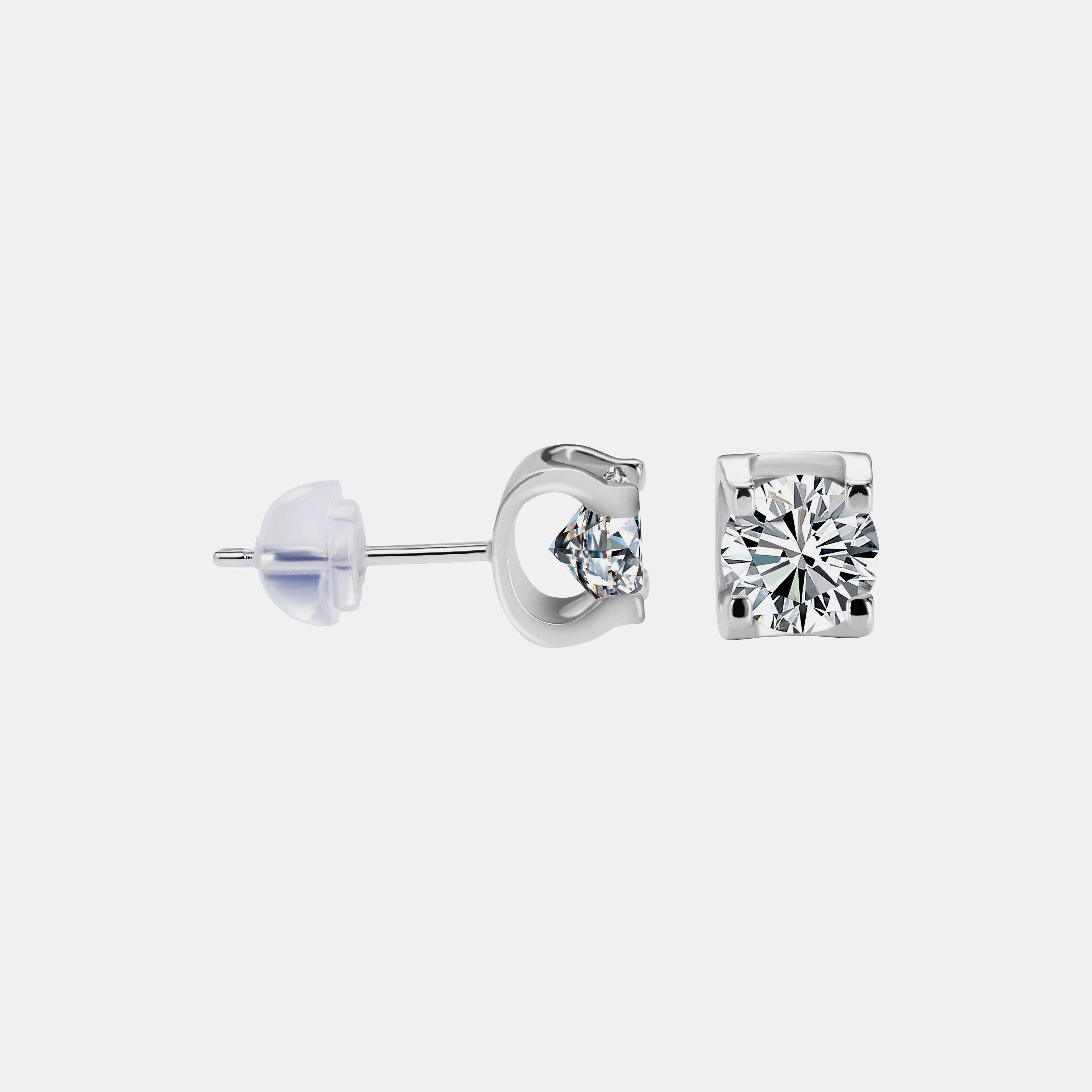 【#299】925 Sterling Silver Moissanite Earrings