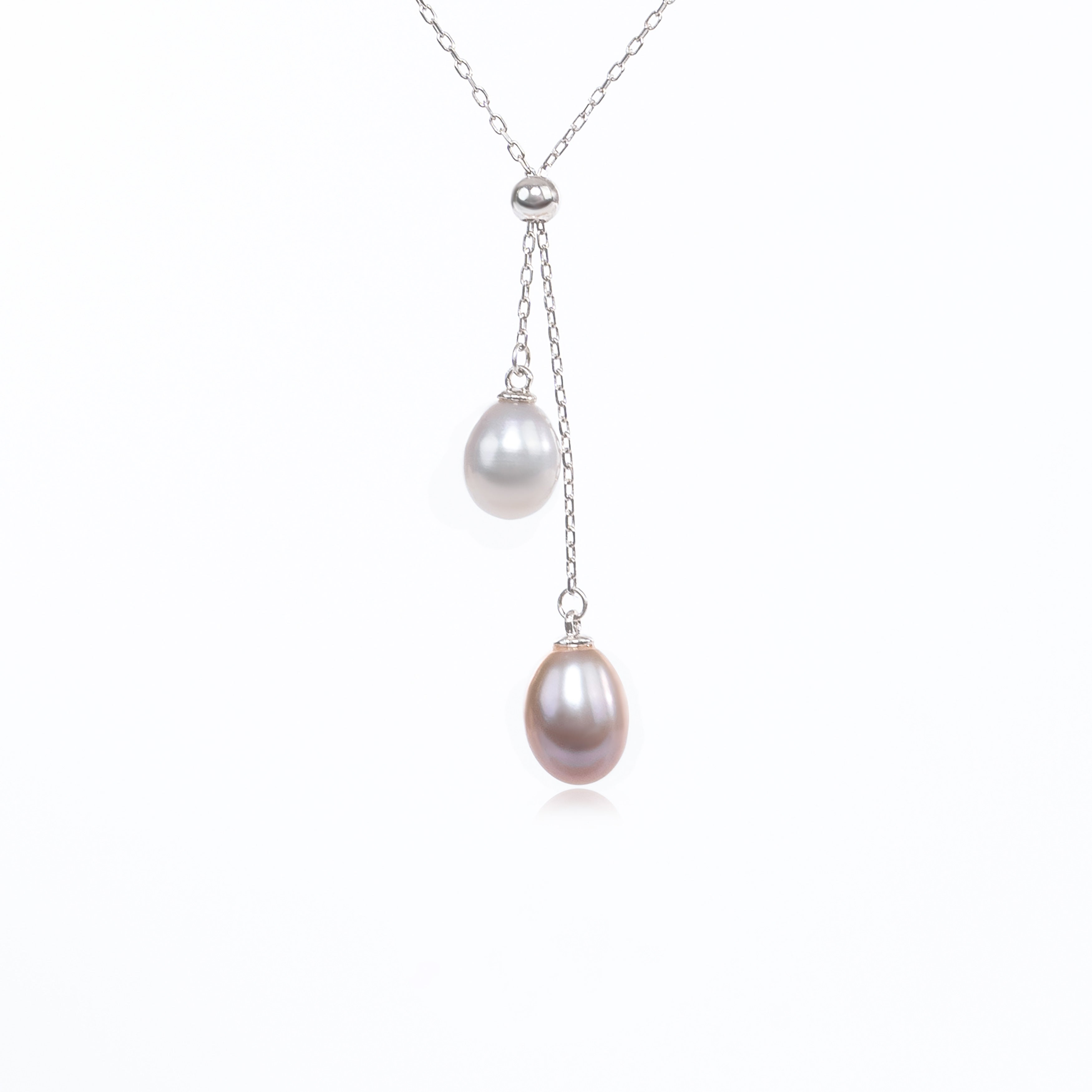 【#603】7-8MM  Drop Pearls  Necklace