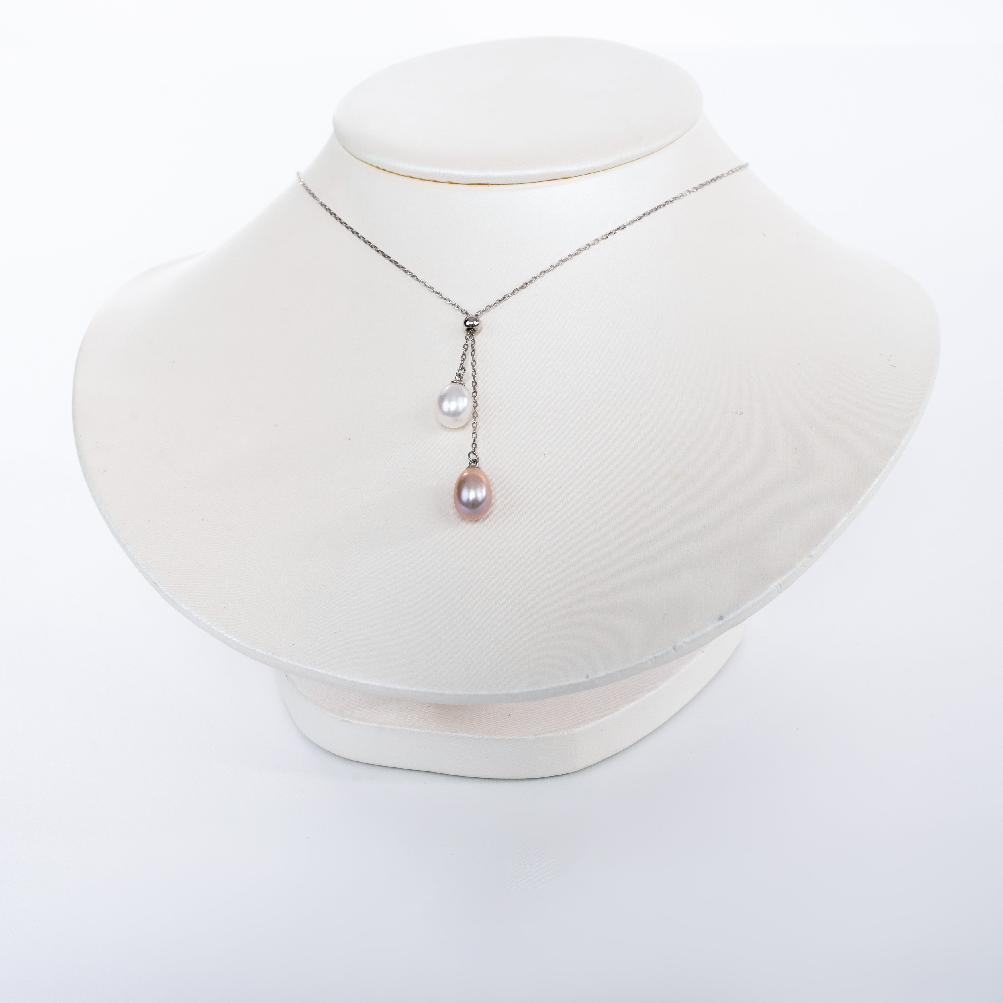 【#603】7-8MM  Drop Pearls  Necklace
